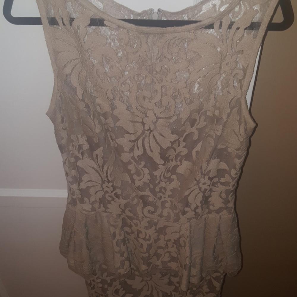 Tadashi Shoji peplum dress : Preloved